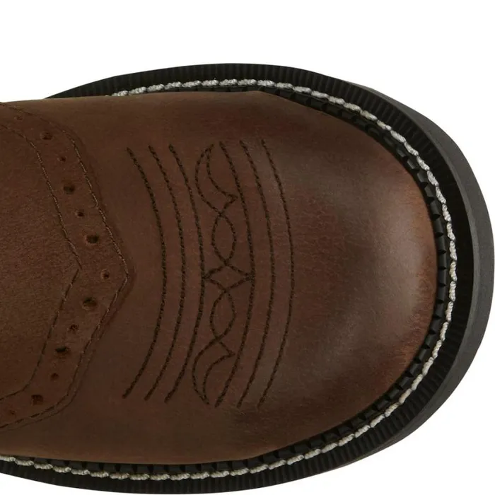 Work Women Justin Boots Wanette 8034 Steel Toe Waterproof Work Boot Aged Bark 040brown041