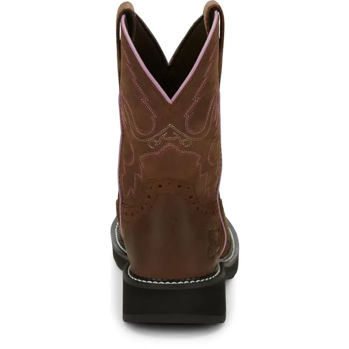 Work Women Justin Boots Wanette 8034 Steel Toe Waterproof Work Boot Aged Bark 040brown041