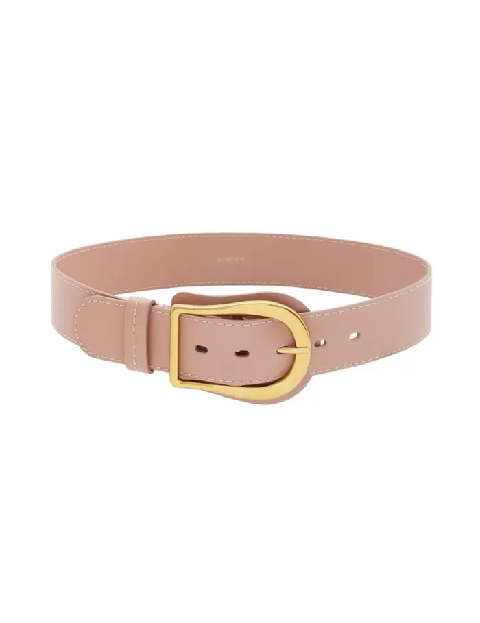 Zimmermann Belts Wide Leather Belt 40 Rose 8211 Women