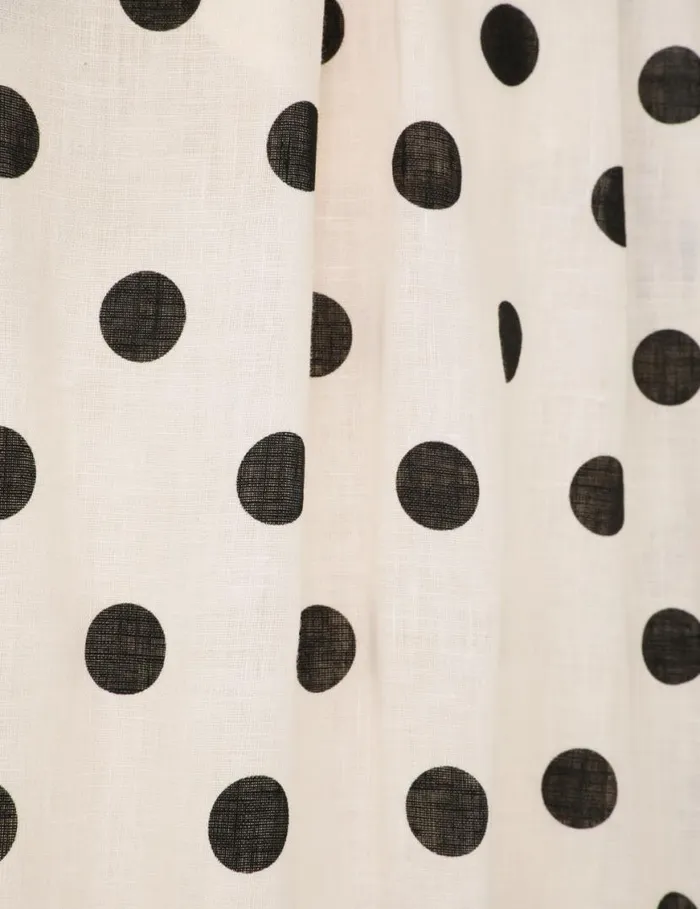 Zimmermann Dresses V Neck Midi Dress Creamblack Dot 8211 Women