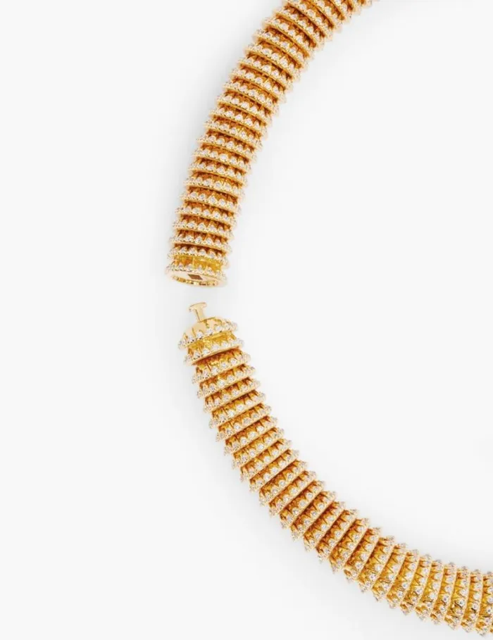 Zimmermann Jewellery Cone Pave Necklace Gold 8211 Women