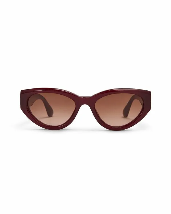 06 Sunglasses Burgundy Women Veronica Beard Accessories