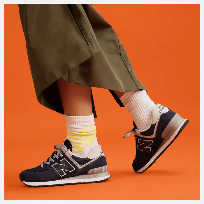 574 Core Navy with White Women Lifestyle New Balance 574 Core Navy with White Women Lifestyle New Balance