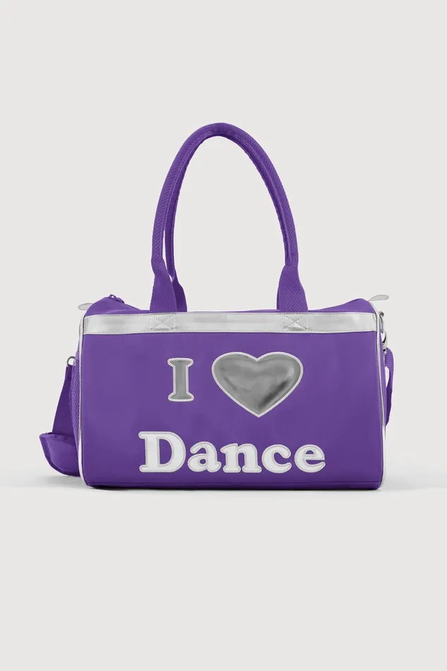Accessories Bloch I Love Dance Bag Purple Nylon Bags Bloch