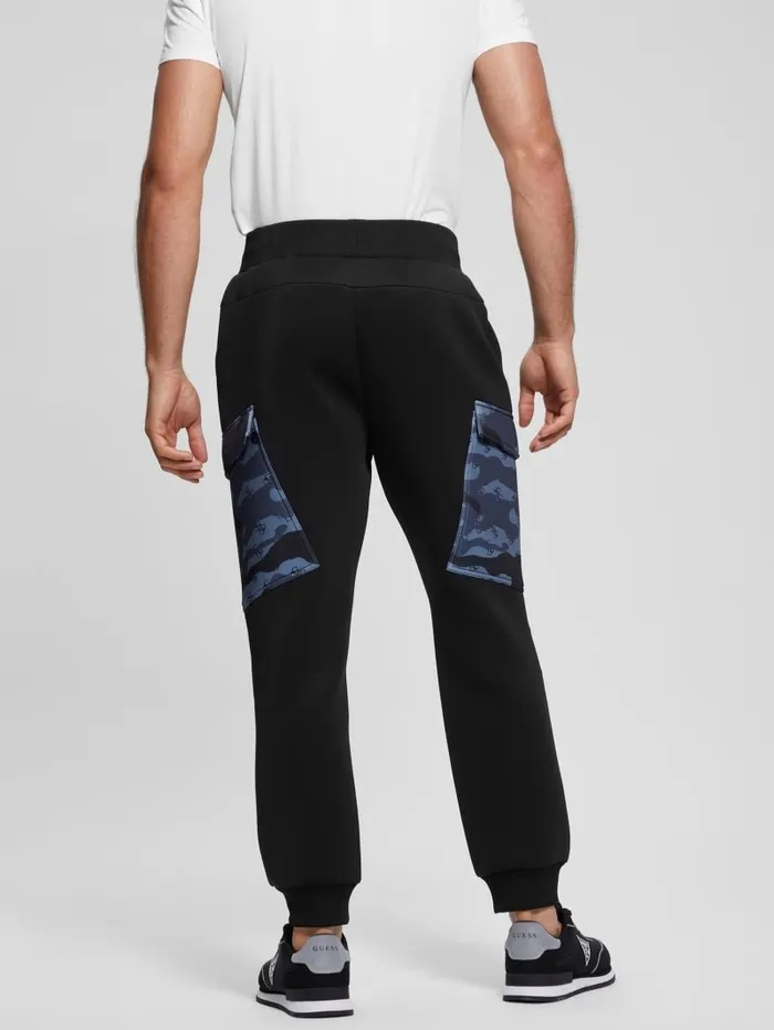 Activewear Men Derych Cargo Pants Black GUESS