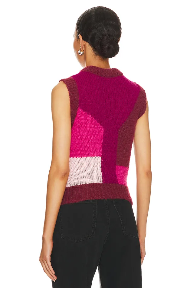 Adiel Knit Vest Pink Multi Women Lovers and Friends Sweaters and Knits Adiel Knit Vest Pink Multi Women Lovers and Friends Sweaters and Knits