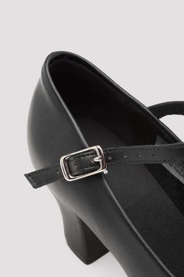 Adult Bloch Ladies BroadwayLo Character Shoes Black Synthetic Leather Character
