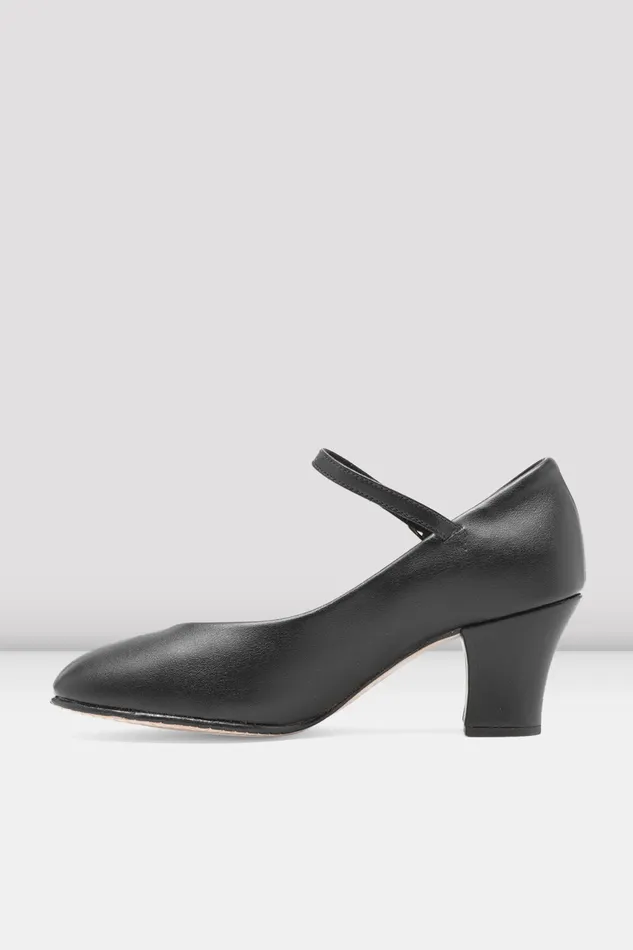 Adult Bloch Ladies BroadwayLo Character Shoes Black Synthetic Leather Character