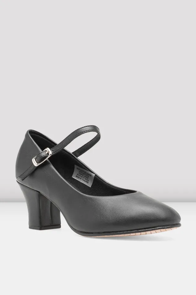 Adult Bloch Ladies BroadwayLo Character Shoes Black Synthetic Leather Character