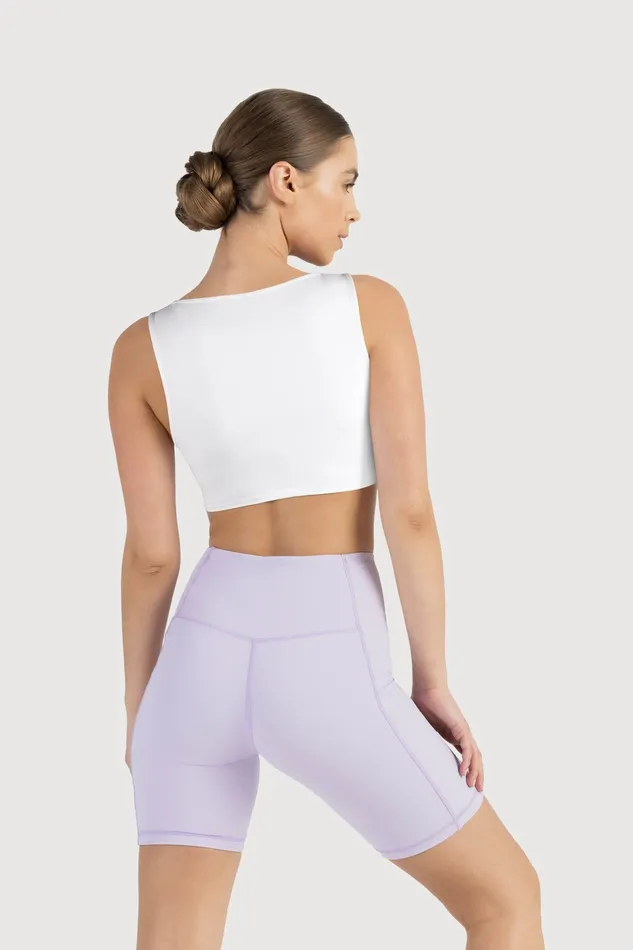 Adult Bloch Technique High Neck Crop Off White Tops Bloch Adult Bloch Technique High Neck Crop Off White Tops Bloch