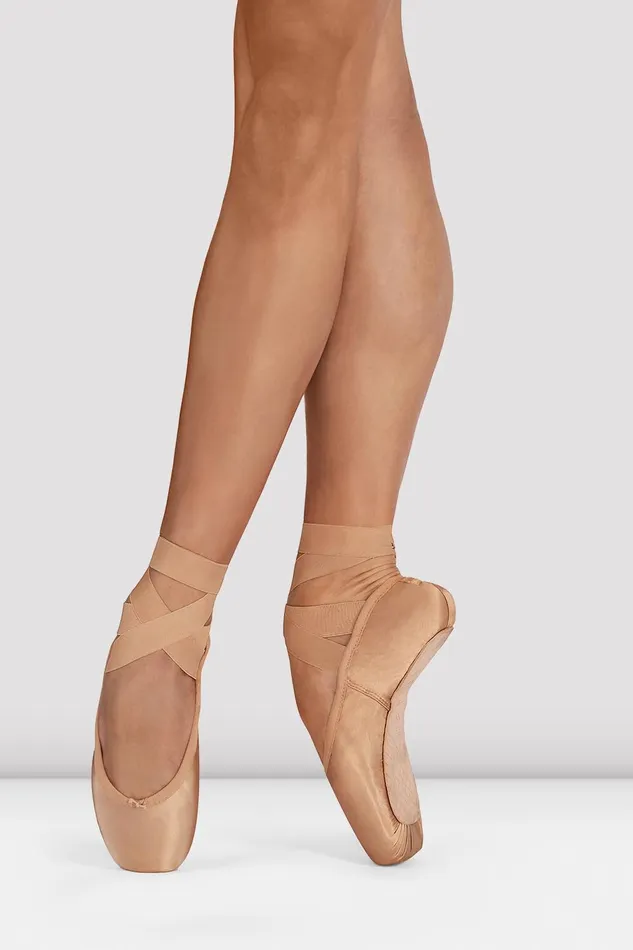 Adult European Balance Pointe Shoes B24 Satin Tonal Footwear Bloch
