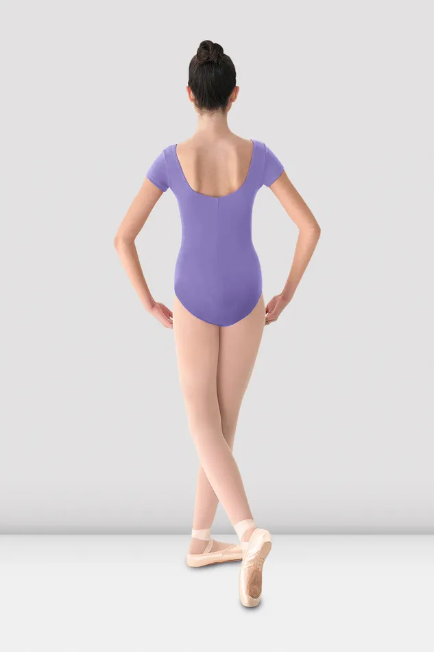 Adult Ladies Mirella Cap Sleeve Princess Seam Leotard Lilac Leotards Bloch