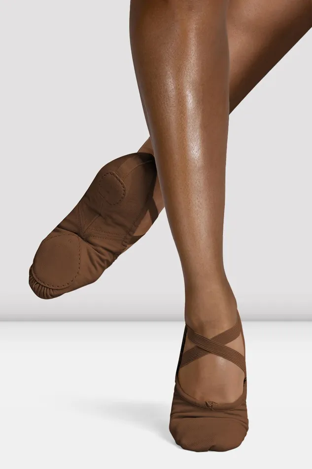 Adult Mens Perfectus Canvas Ballet Shoes Cocoa Canvas Ballet Bloch