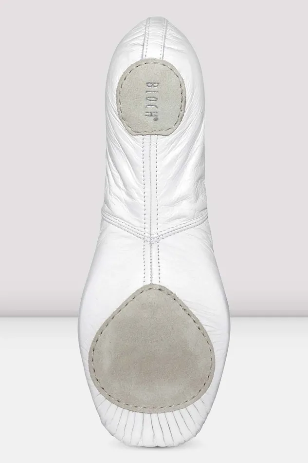 Adult Mens Precision Leather Ballet Shoes White Leather Mens Bloch