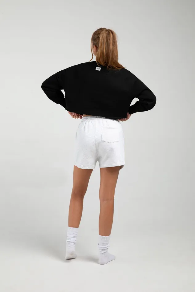 Adult Warmups Bloch OffDuty Shorts Snow Marle Adult Warmups Bloch OffDuty Shorts Snow Marle