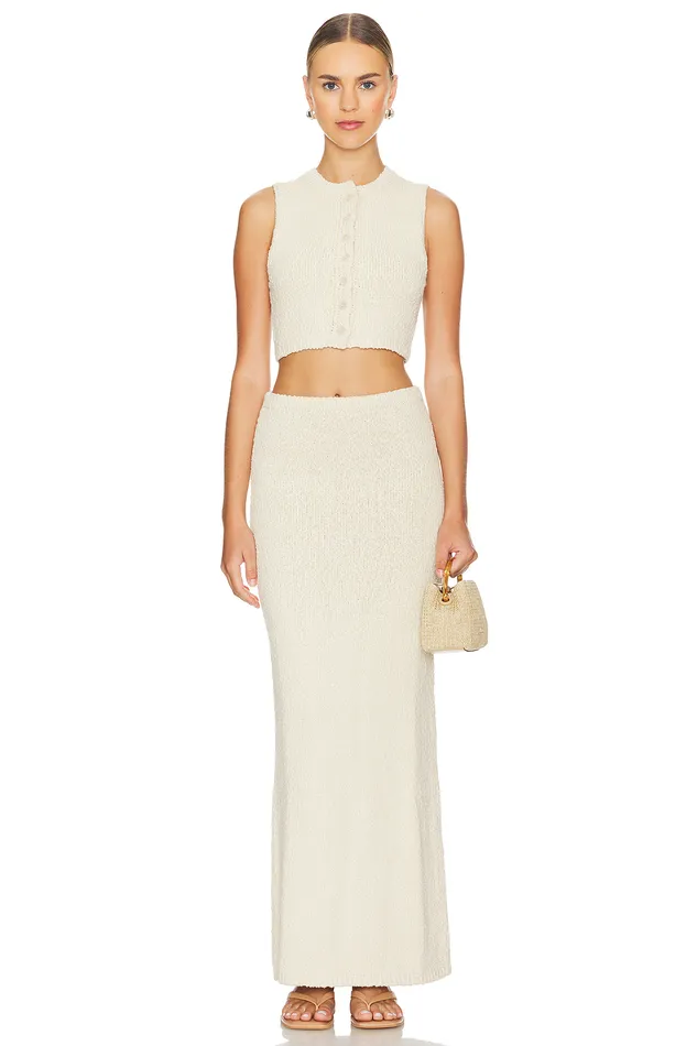 Agnese Maxi Skirt Cream Women Lovers and Friends Skirts Agnese Maxi Skirt Cream Women Lovers and Friends Skirts