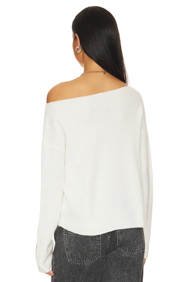 Alayah Off Shoulder Sweater White Women Lovers and Friends Sweaters and Knits Alayah Off Shoulder Sweater White Women Lovers and Friends Sweaters and Knits