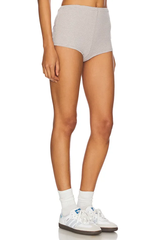 Amber Hot Short Grey and White Women Lovers and Friends Shorts Amber Hot Short Grey and White Women Lovers and Friends Shorts