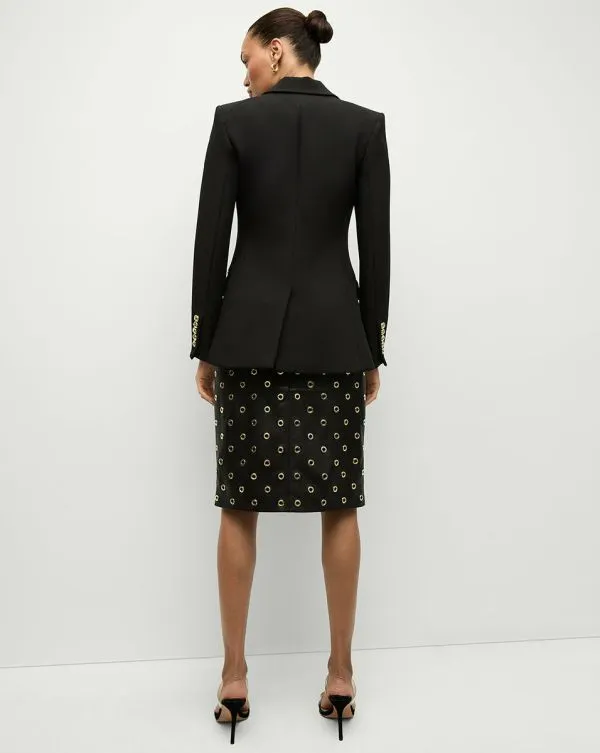 Anderson Leather Grommet Skirt Blackandgold Women Veronica Beard Skirts and Shorts Anderson Leather Grommet Skirt Blackandgold Women Veronica Beard Skirts and Shorts