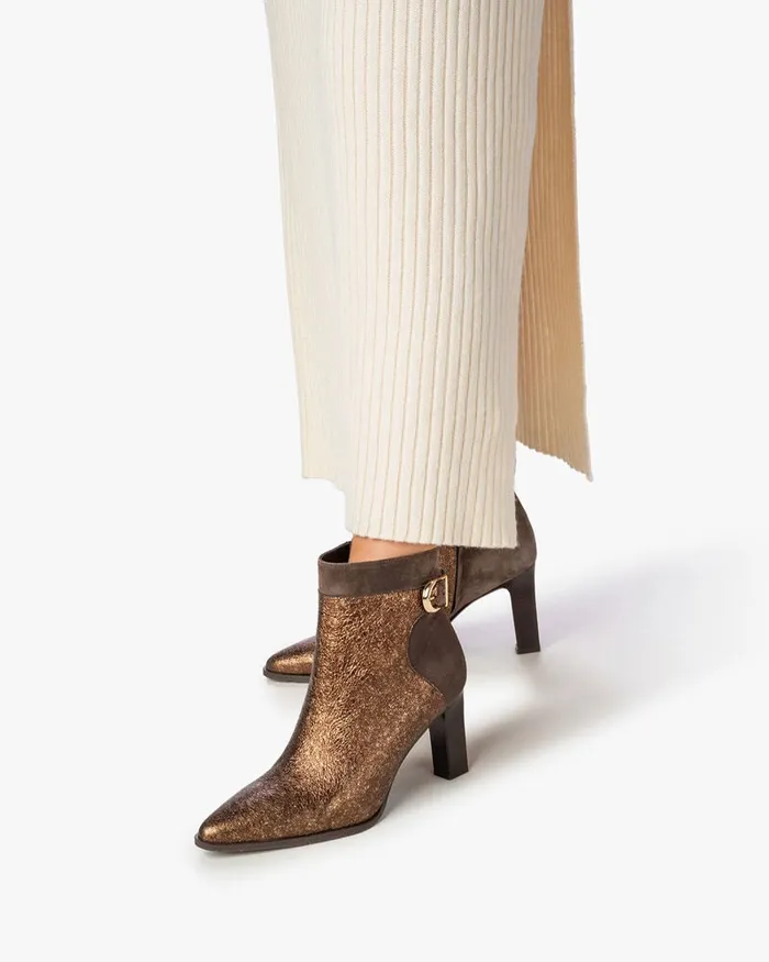 Ankle Boots Women Floris Van Bommel Sharpi 0205 Metallicprint