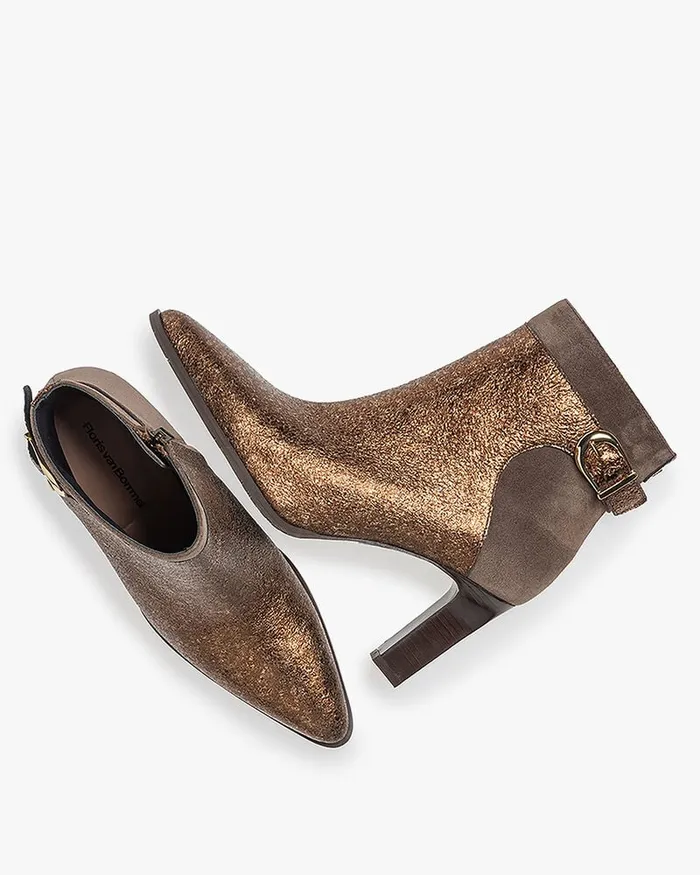Ankle Boots Women Floris Van Bommel Sharpi 0205 Metallicprint