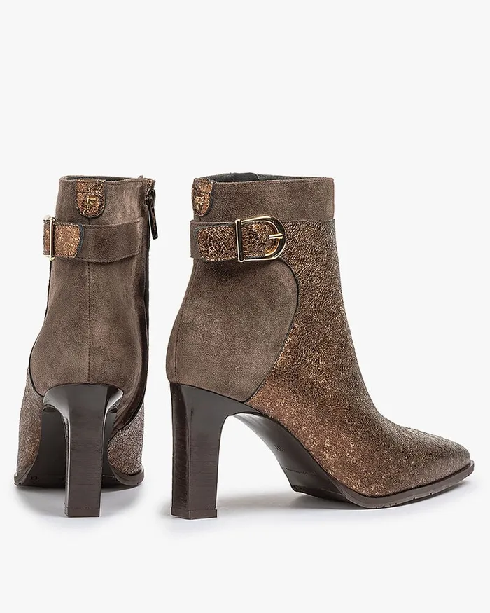 Ankle Boots Women Floris Van Bommel Sharpi 0205 Metallicprint