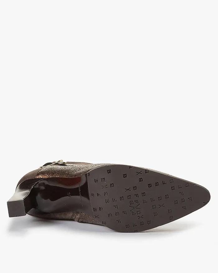 Ankle Boots Women Floris Van Bommel Sharpi 0205 Metallicprint