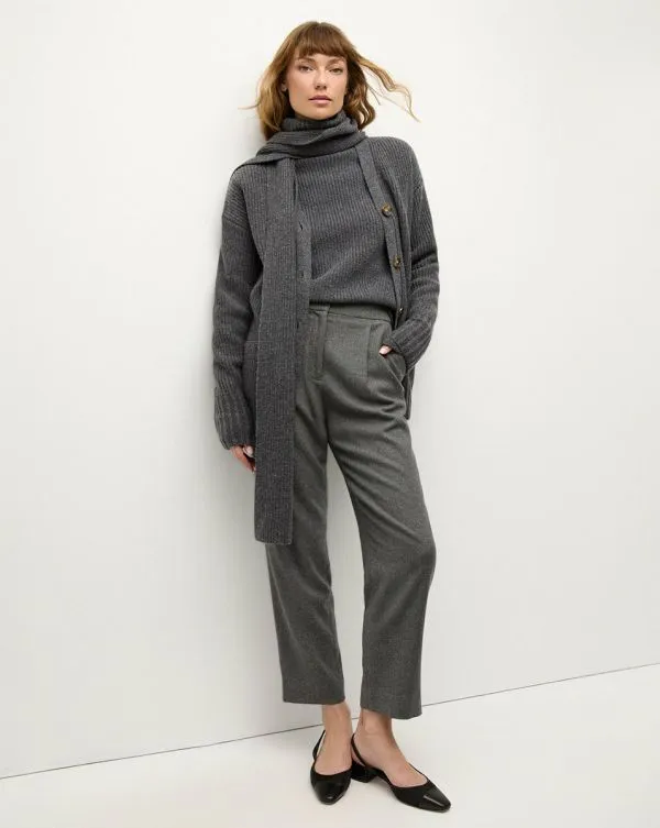 Annalise Merino Cashmere Cardigan Charcoal Women Veronica Beard Sweaters Annalise Merino Cashmere Cardigan Charcoal Women Veronica Beard Sweaters