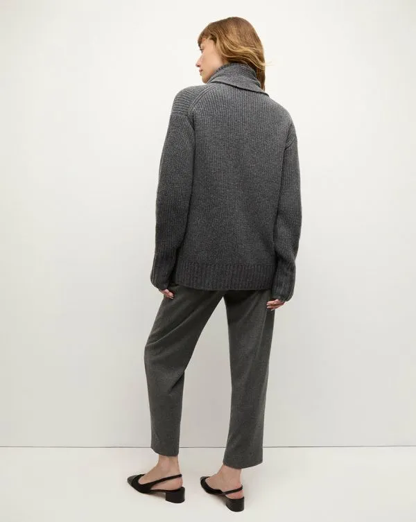 Annalise Merino Cashmere Cardigan Charcoal Women Veronica Beard Sweaters Annalise Merino Cashmere Cardigan Charcoal Women Veronica Beard Sweaters