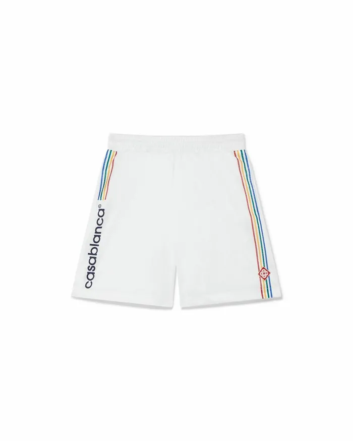 Aprs Sport Men Casablanca Paris Jacquard Monogram Football Shorts