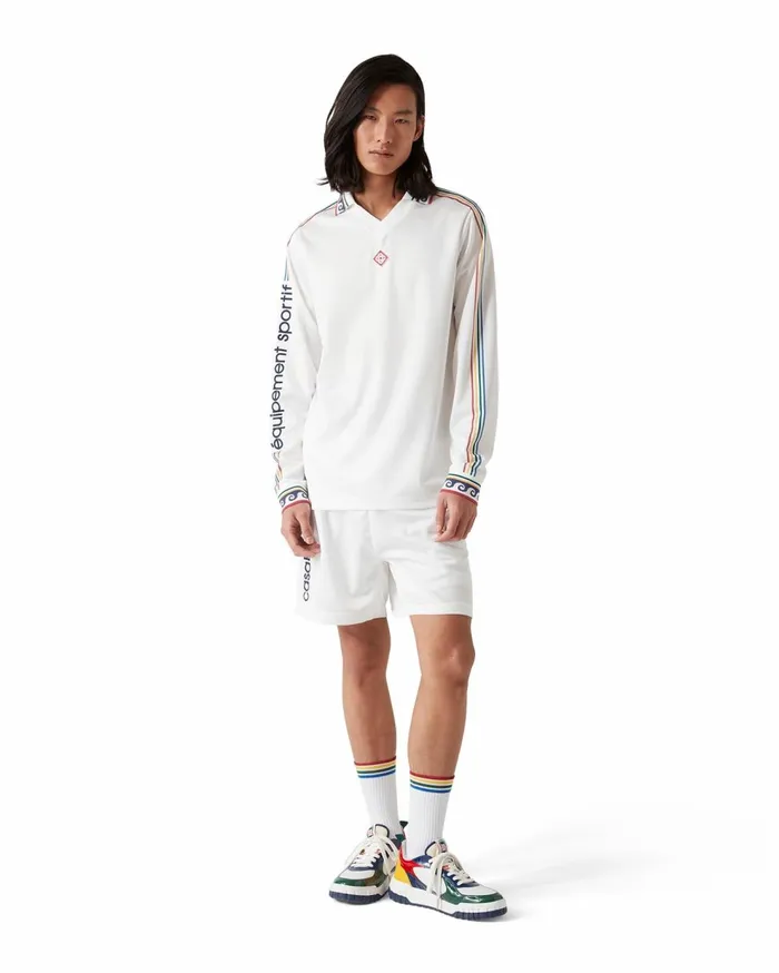 Aprs Sport Men Casablanca Paris Jacquard Monogram Football Shorts