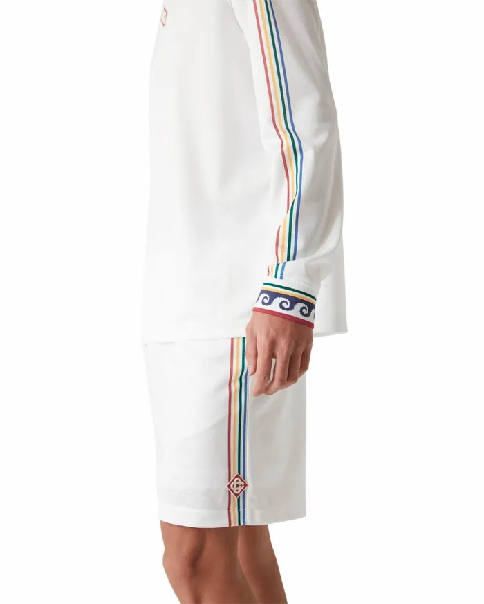 Aprs Sport Men Casablanca Paris Jacquard Monogram Football Shorts