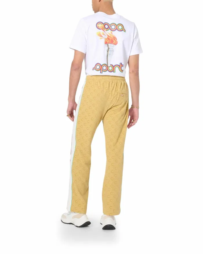 Aprs Sport Men Casablanca Paris Monogram Velour Track Pants