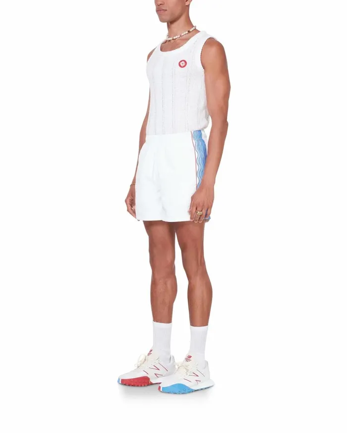 Aprs Sport Men Casablanca Paris Soleil Levant Track Shorts Aprs Sport Men Casablanca Paris Soleil Levant Track Shorts