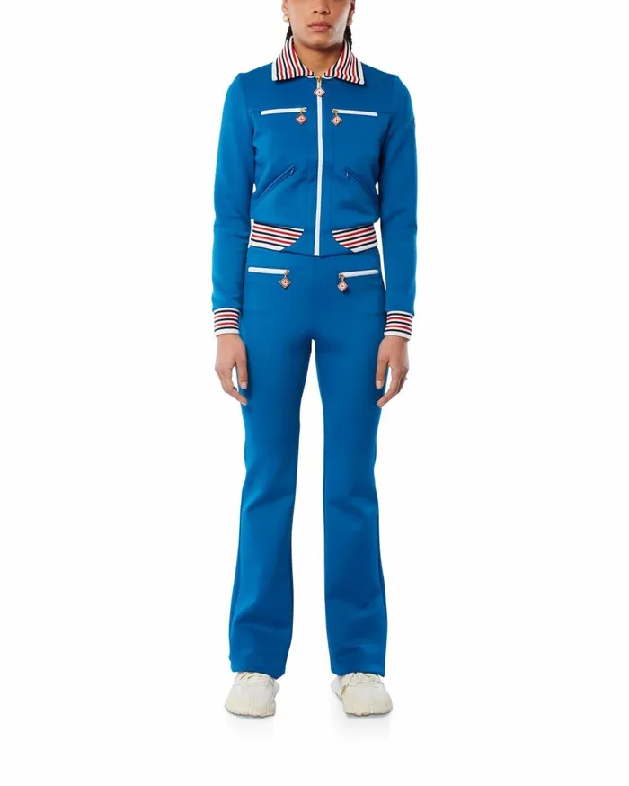 Aprs Sport Women Casablanca Paris Stretch Tricot Zip Pocket Trackpant