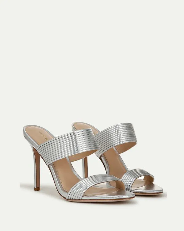 Asha Sandal Silver Women Veronica Beard Shoes