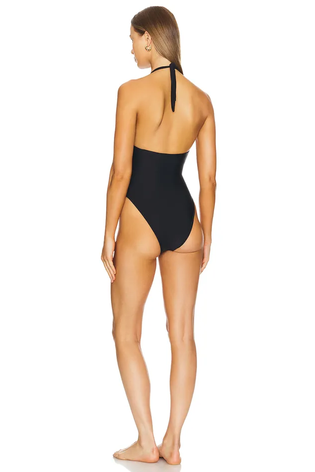 Ava One Piece Black Women Lovers and Friends Swimsuits and CoverUps