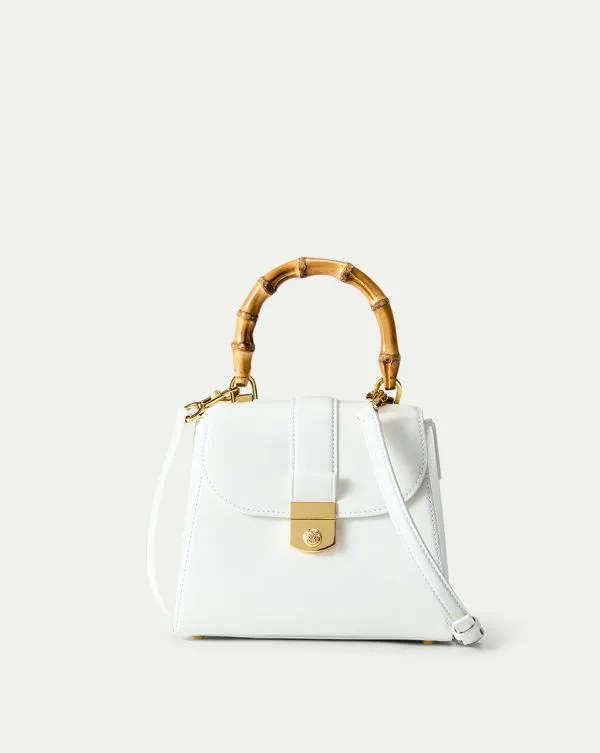 Avenue BambooHandle Bag Offwhite Women Veronica Beard Handbags
