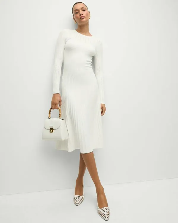 Avenue BambooHandle Bag Offwhite Women Veronica Beard Handbags