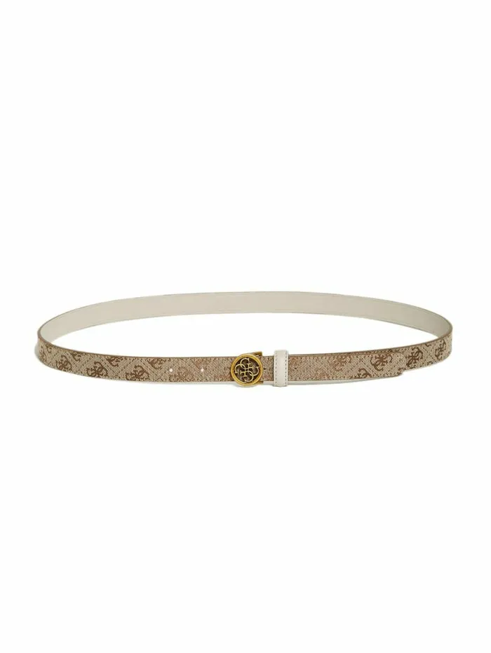 Aviana Skinny Belt Light Sandblast Women Belts GUESS