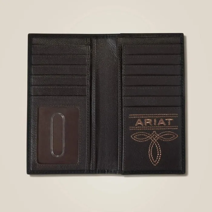 Bags and Wallets Men Ariat Mexico Logo Rodeo Wallet Brown Bags and Wallets Men Ariat Mexico Logo Rodeo Wallet Brown