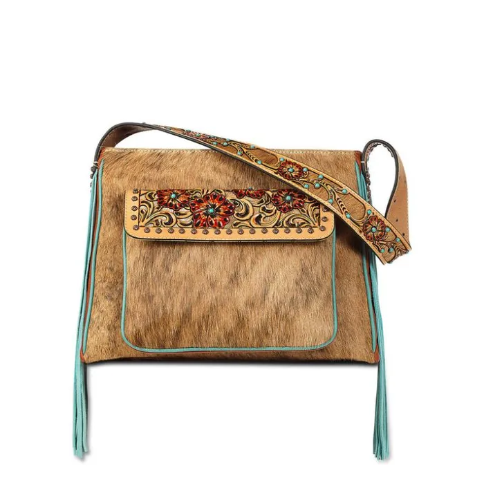 Bags and Wallets Women Ariat Lorelei Tote Tan Calf Hair