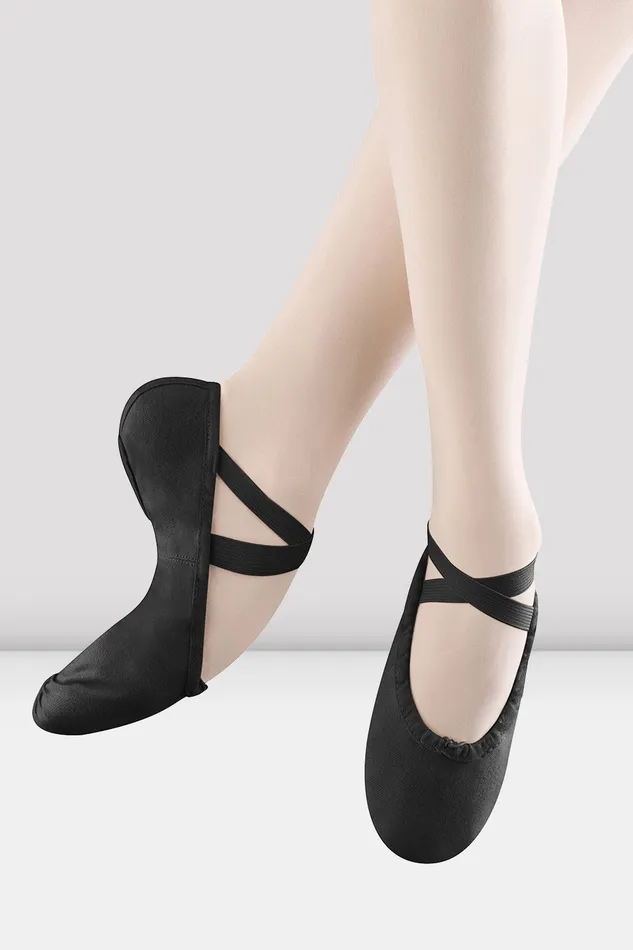 Ballet Bloch Adult Ladies Pump Canvas Ballet Shoes Black Canvas