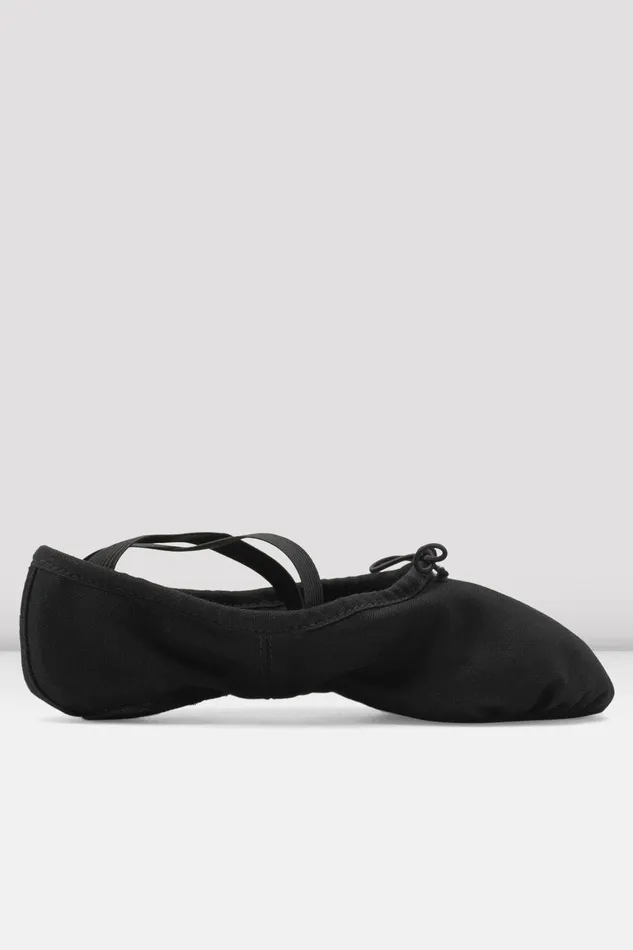 Ballet Bloch Adult Ladies Pump Canvas Ballet Shoes Black Canvas