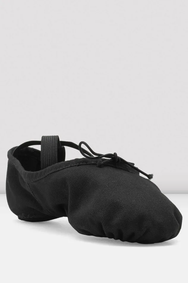 Ballet Bloch Adult Ladies Pump Canvas Ballet Shoes Black Canvas