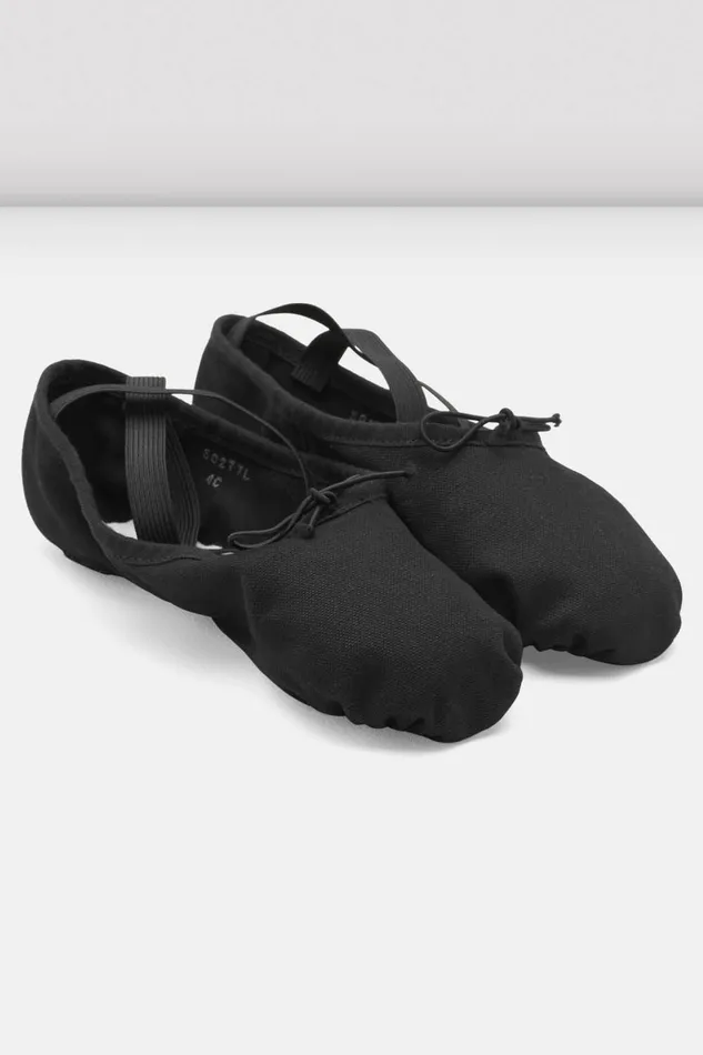 Ballet Bloch Adult Ladies Pump Canvas Ballet Shoes Black Canvas