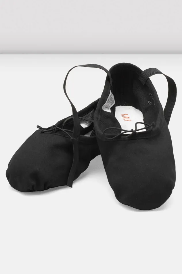 Ballet Bloch Adult Ladies Pump Canvas Ballet Shoes Black Canvas