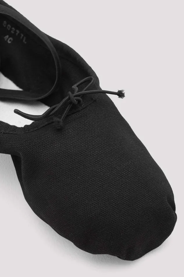 Ballet Bloch Adult Ladies Pump Canvas Ballet Shoes Black Canvas