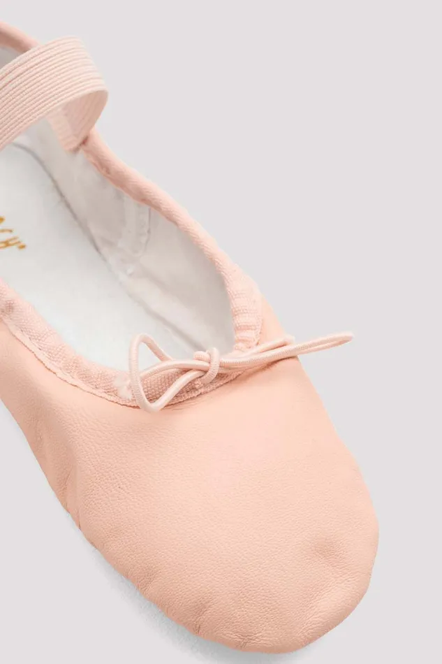 Ballet Bloch Children Childrens Dansoft Leather Ballet Shoes Pink Leather