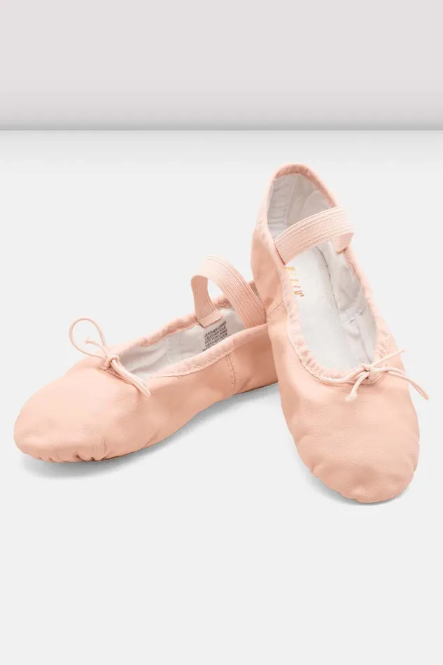 Ballet Bloch Children Childrens Dansoft Leather Ballet Shoes Pink Leather